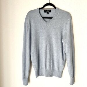 Daniel Cremieux Luxe 100% Cashmere Soft Cozy Comfy V Neck Sweater Lounge Office